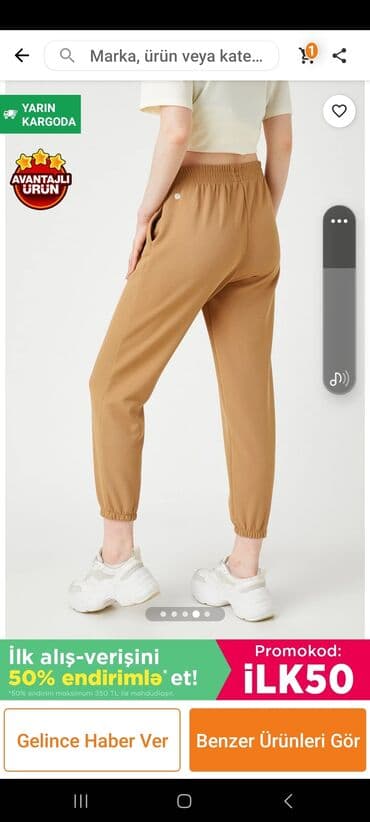 kostyum qadin: KOTON firması.L razmer spartivni şalvar.turkiyeden alınb.1/2defe — 4