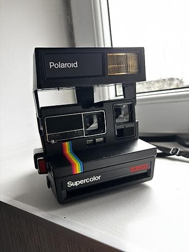 kompyuter hisseleri: Polaroid Supercolor 635CL instant kamera - Orijinal Polaroid 600 — 1