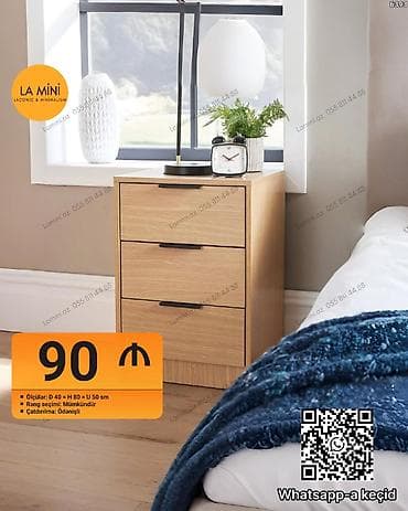 LA Mini – lakonik və minimal dizaynlı 3 çekmecəli tumbə - Material