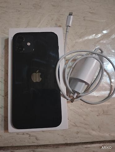 macbook pro 14: IPhone 12, 128 GB, Qara, Face ID — 2