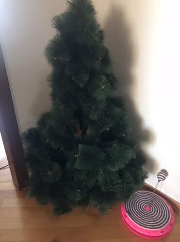 Vazalar: Süni şam ağacı 1.50 - Material: sıx və yumşaq iynəli PVC budaqlar — 4