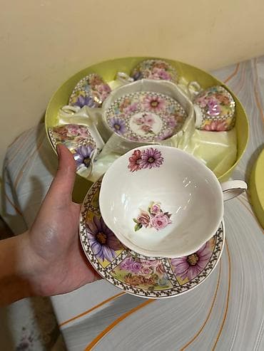 goz muncuğu: Çay dəsti, Farfor — 2