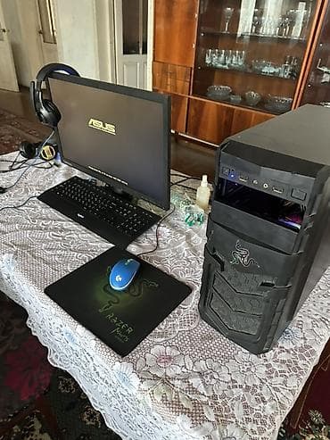 Masaüstü kompüter komplekti təcili satılır Şəkillərdə hər şey