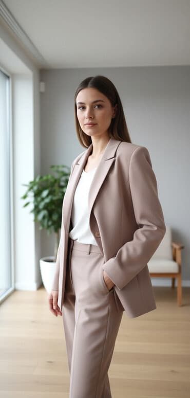 yupka kofta modelleri 2022: Женский брючный костюм из коллекции турецкой фирмы NIDO 40 размера — 1