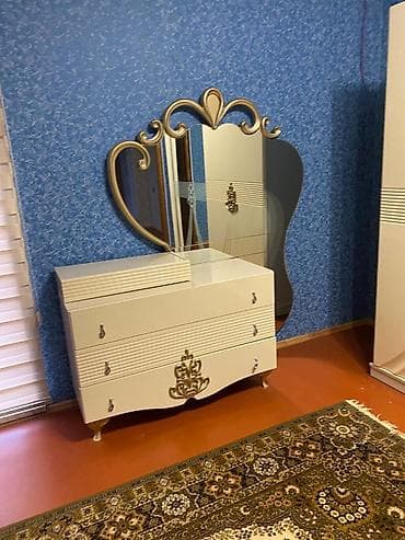 qapi dekoru: Klassik üslubda yataq otağı dəsti - Qoltuqlu başlıqla ikinəfərlik — 5