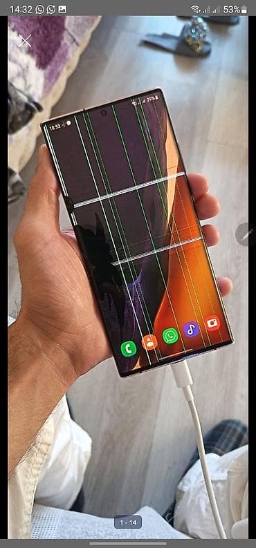 apple iphone 3g: Samsung Galaxy Note 20 Ultra, 256 GB, rəng - Qızılı, Sensor, Simsiz şarj, Face ID — 5