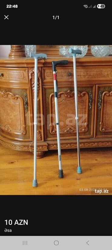 İnqalyatorlar, nebulizerlər: Əsa – tənzimlənə bilən, yüngül metal gövdəli - Model: fotoşəkildə 3 — 1