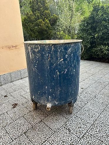duru yağ: Boya mikseri, qarışdıran və qazanı daxildir. qazan 800 kg lıqdır — 2