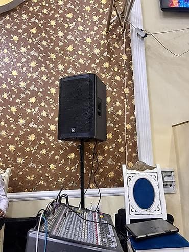 Mikşerlər: Səyyar səs sistemi – aktiv səsgücləndirici və mikser komplekti - — 1