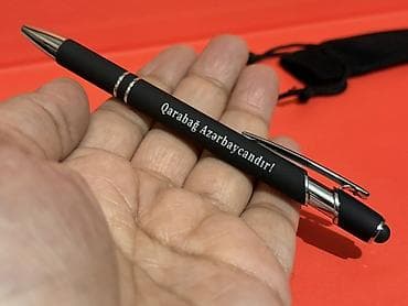 3d rucka: Qarabağ Azərbaycandır! yazılı qələm - Korpus: mat qara örtüklü — 4