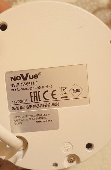 Novus NVIP-4V-6511/F IP Dome kamera - Brend/model: Novus — 1