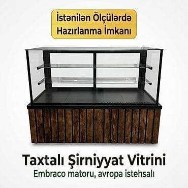 vıtrın: Şirniyyat vitirin soyuducu 1 metr 1100 AZN Dizayn seçimi mümkündür — 1