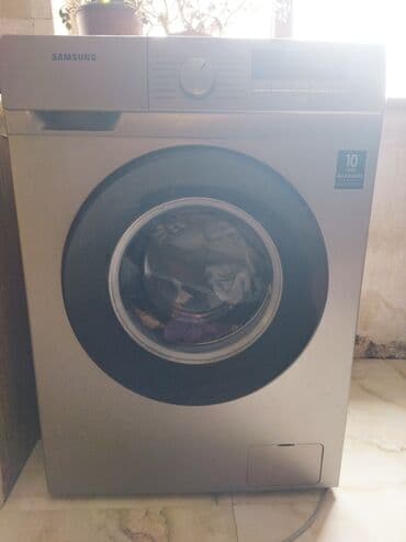 купить стиральную машину бу: Paltaryuyan maşın Samsung, 10 kq, İşlənmiş, Avtomat, Qurutmasız, Ödənişli çatdırılma — 1