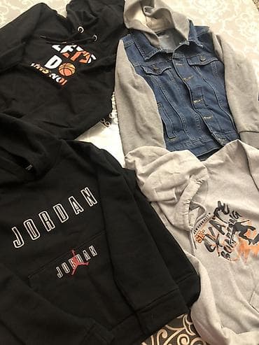 Nənnilər: Uşaq üçün hoodi və yüngül gödəkçə dəsti - 4 ədəd: 3 kapüşonlu — 3