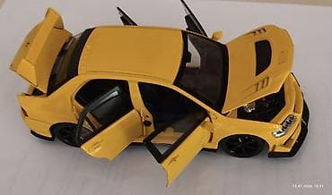 disk dvd: Mitsubishi Lancer Evolution 9 modeli – kolleksiya üçün detalı die-cast — 5
