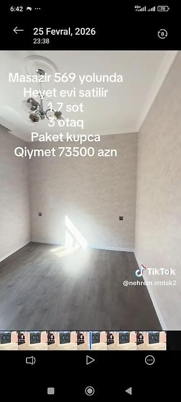 diplomat canta: Masazır 3 otaqlı, 52 kv. m, Yeni təmirli — 7