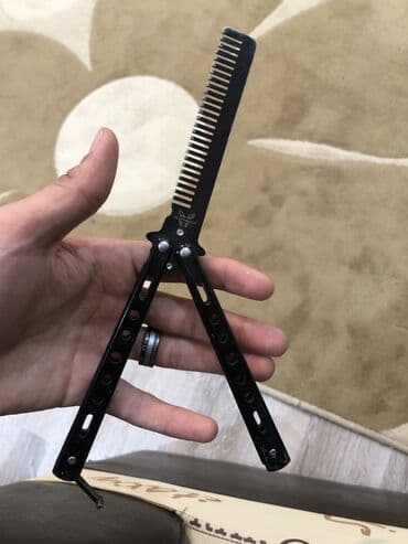 Витамины и БАДы: Bıçaq tipli qatlana bilən saç darağı - Material: metal gövdə, möhkəm — 2