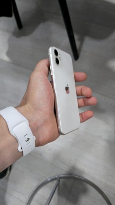 IPhone 11, 64 GB, Ağ, Face ID