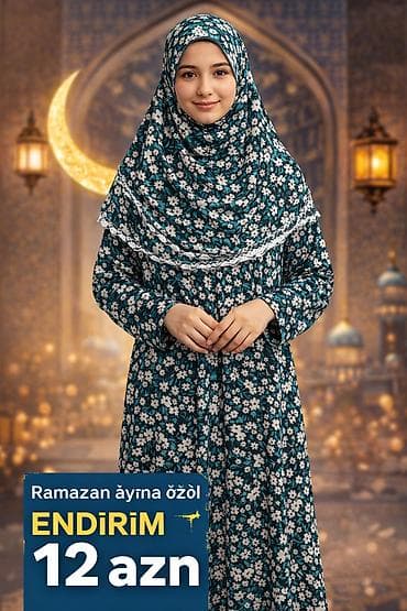 Fatimo hicab geyimi – namaz paltarı - Model: tam dəst namaz geyimi