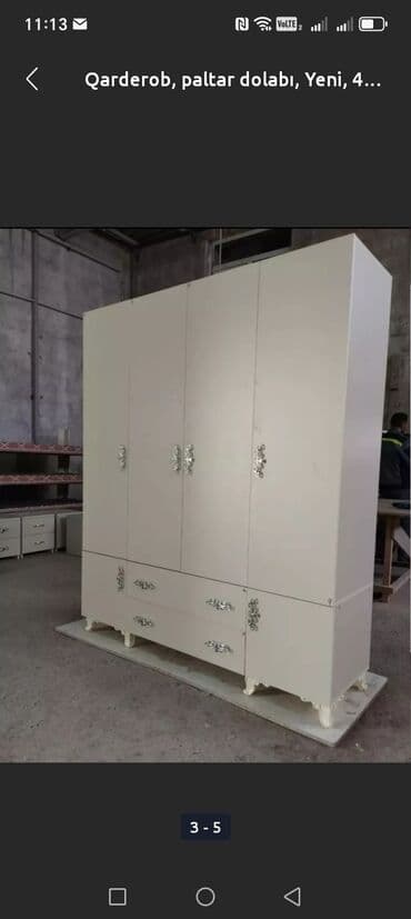 qapi: Yeni, Açılan, 1 qapı Düz dolab, Dolab-asılqan — 24