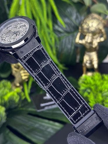 rus saati: Yeni, Qol saatı, Hublot, rəng - Qara — 9