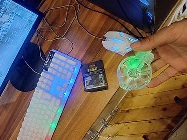 korpuslar: Gaming stolüstü kompüter seti Komponentlər və xüsusiyyətlər: - — 2