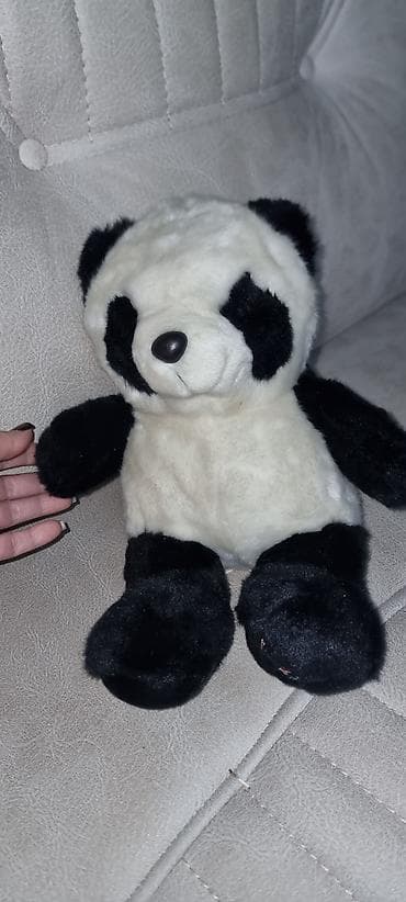 hediyye baglamalari: Məhsul: Panda plyuş oyuncağı - Rəng: klassik qara-ağ - Material — 1