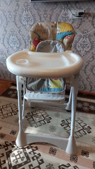 Uşaq yemək stulu - Rahat və yumşaq süngərlənmiş oturacaq, rəngarəng