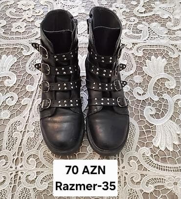 Uzunboğaz, Ölçü: 35, rəng - Qara, İşlənmiş