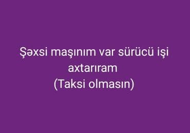 ayiq surucu gence: Личный водитель требуется, Гибкий график — 1