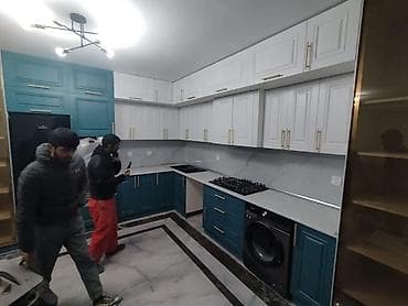 fasad daşları: Sifarişlə mətbəx dəsti, Özü çəkən petlələr, MDF, Kredit yoxdur, Pulsuz çatdırılma, Rayonlara çatdırılma — 2