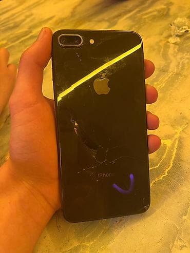 ucuz telefon aksesuarları: IPhone 8 Plus, 64 GB, Qara, Qırıq — 3