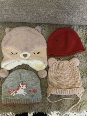 Audi: Uşaq papaqları dəsti - Brendlər: ZARA (toxunma, ipli, qulaqcıqlı — 2