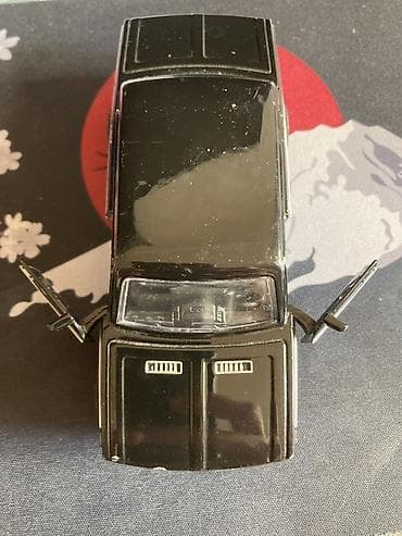 velo disk: Qara rəngli metal die-cast oyuncaq avtomobil modeli - Korpus: metal — 3