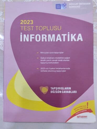 subhan musayev informatika test toplusu pdf: İnformatika test toplusu — 1