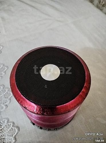 iphone xs kreditle: Kolonka, Növ - Portativ, rəng - Qırmızı — 3