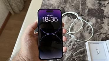 iphone 14 plata: IPhone 14 Pro, 128 GB, Deep Purple, Simsiz şarj — 2