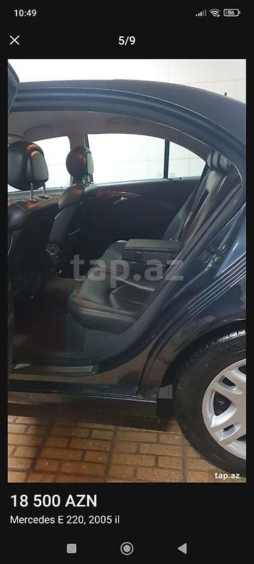 daewoo gentra 2019: 2005-ci il istehsalı olan tünd göy rəngli Mercedes E 220 sedan — 3