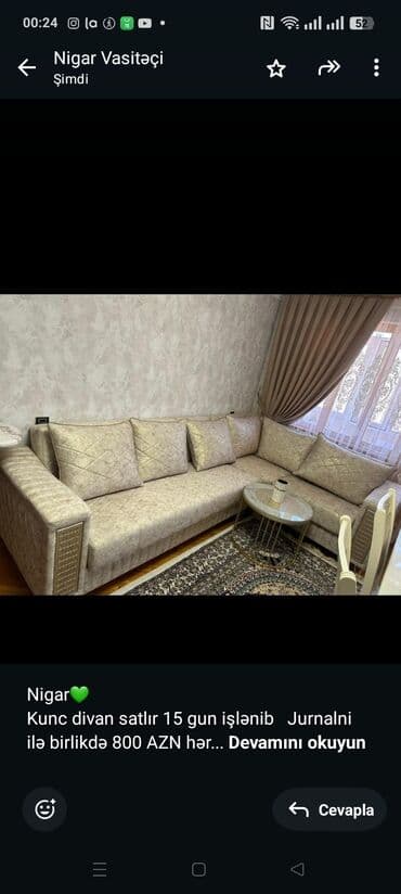 купить диван бу в баку: Угловой диван — 1