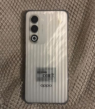 telfon 50 azn: Oppo A5, 256 GB, rəng - Ağ, Barmaq izi — 3