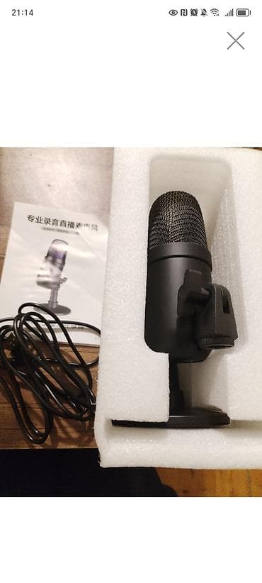Микрофоны: Yeni RGB Professional Live Microphone – USB masaüstü mikrofon - RGB — 4