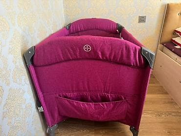 Детский мир: Uşaq üçün qatlanan çarpayı/oyun manesi – “Baby Home” (alçaq yanlı — 1