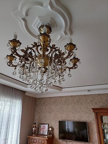 çilçirag: Çılçıraq, 8 lampa, Metal — 1