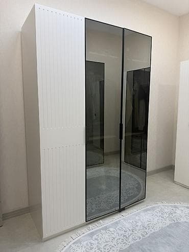 step deke: Məhsul: Paltar şkafı – şüşə qapılı, müasir dizayn - Dizayn: İki — 1