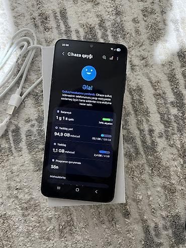 iphone 15 almaq: Samsung Galaxy A06, 128 GB, rəng - Qara, Barmaq izi, Face ID — 4
