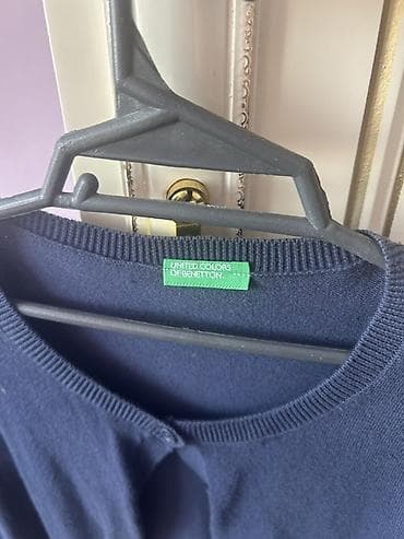 məktəb forma: United Colors of Benetton kardiqan - Rəng: tünd göy (navy) - Model — 2