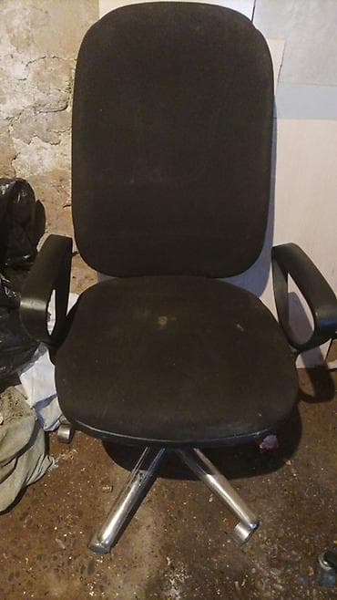 Ofis ləvazimatları: Təkərli, Qolları tənzimlənmir, Parça — 4