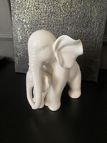 kasli fiqur: Fiqur, Keramika, rəng - Ağ — 4