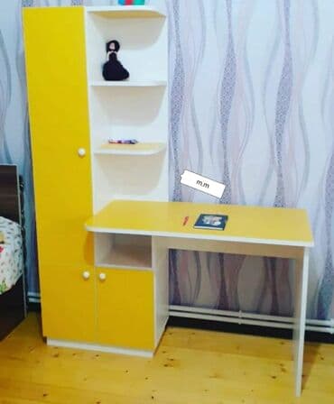 ütü masa: Oğlan və qız üçün, Yeni, Siyirməli, Yazı masası, Stulsuz — 5