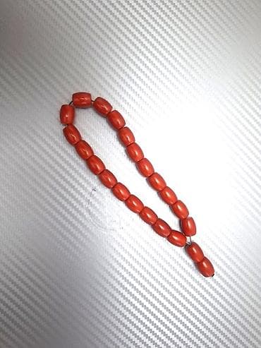 Məhsul: Mərcan təsbeh - Material: Mərcan (qırmızı) - Rəng: Parlaq